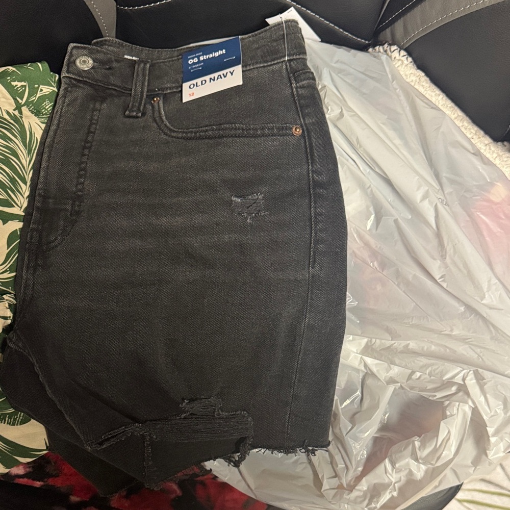 Old Navy Women's Black Denim Shorts